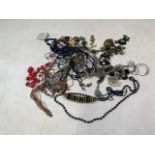 A collection of approximately fifty costume jewellery pieces