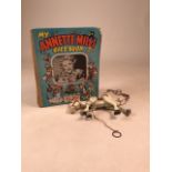 A copy of My Annette Mills Gift Book by Annette Mills together with a puppet of Muffin the Mule