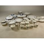 Royal Doulton Pastorale part dinner service a large quantity also with two items of Royal Doulton