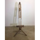 A large artists easel H:180cm