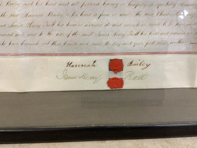 Two framed documents - Image 4 of 7