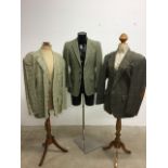 Three vintage gentleman's jackets by Daks and Mulberry. 42S - 44L Z043