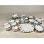 Crown Staffordshire china and other china part sets.