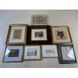 A selection of prints and originals. Average size: zW:15cm x H:10cm