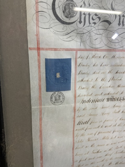 Two framed documents - Image 2 of 7