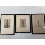 Three military prints Royal engineers. Studio of Richard Simkins. Largest W:20cm x H:30cm