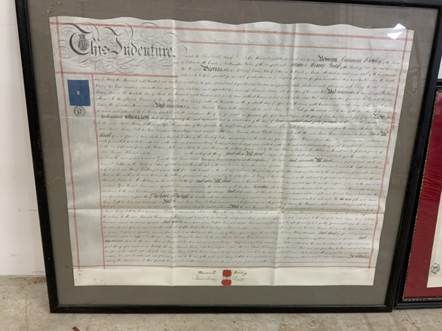 Two framed documents - Image 3 of 7
