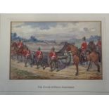Richard Simkins (1840-1926.) Watercolour on paper. The Corp of Royal Engineers. Signed and dated