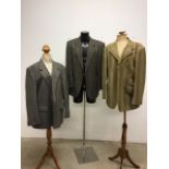 Three vintage gentleman's tweed jackets. Size 42L