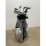 Mizuno Widec 2 Ladies golf clubs sw-3 iron, various woods, putter and onyx chipper in Mizuno cart