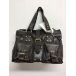 An authentic Chocolate brown, Roxanne Handbag, by Mulberry