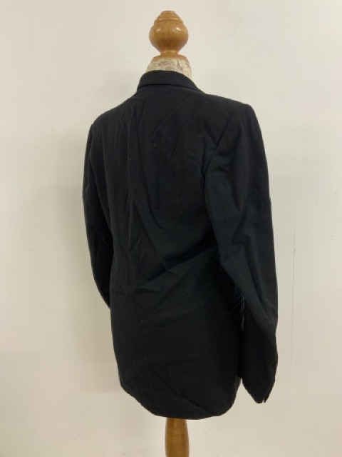 A mens dinner jacket by Montague Burton, London. With a pair of pinstripe trousers. Jacket: Chest - Image 3 of 5