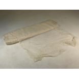 A roll of vintage silk Chiffon.