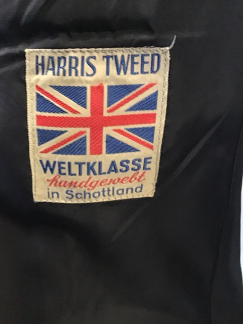 Pair of Harris tweed jackets. Dark brown jacket 44, grey jacket 44 - Image 4 of 7