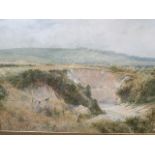 Charles Gregory (British 1850-1920). A Summer Day at Steyning. Watercolour on paper. Signed bottom