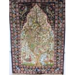 A small tree of life wall hanging. W:53cm x H:83cm