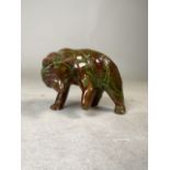 A ceramic bear stamped Chapleau, Canada. H: 9cm.