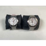 Two new in box Swiss Military Hanowa wristwatches.