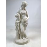 A Parian ware figure of Rebekah W:20cm x H:50cm