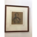 A pastel portrait of a Victorian gentleman indistinctly signed and dated bottom left. 1879.Frame