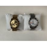 Two new in box gents On the Edge wristwatches.