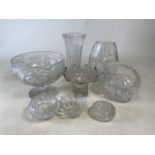 A collection of twentieth century glass