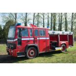 A 1995 Volvo 5480CC Red Fire engine. Reg N528 WRM. VIN YB1E5A2A4SB141875