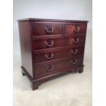 A reproduction chest of drawers by Lexterten. W:77cm x D:43cm x H:70cm