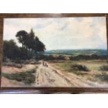 Gordon Lindsay. English school. Oil on canvas of a rural sceneW:61cm x H:40cm