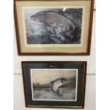 FISHING INTEREST. Two limited edition prints Shelia Tilmouth and W.Forbes. largest W:75cm x H:54cm