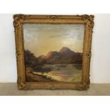 Joseph Noel Paton (1821-1901) Scottish School. Landscape oil painting on canvas. Signed Noel Paton