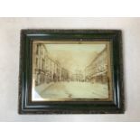 James Valentine (1815-1879) photograph of Fore Street, Tiverton. Signed J.V bottom left corner.