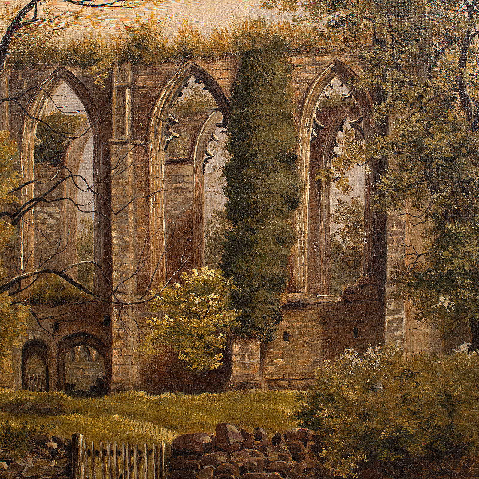 *** Bingham, (fl.mid 19th century)English School. Bolton Abbey, Oil on canvas Signed bottom left and - Bild 6 aus 12