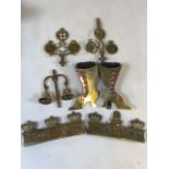ROYAL INTEREST. Brass buckles King Edward and Queen Elizabeth also with horse brasses and bells