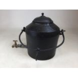 A gypsie wagon cooking pot. W:46cm x D:28cm x H:38cm