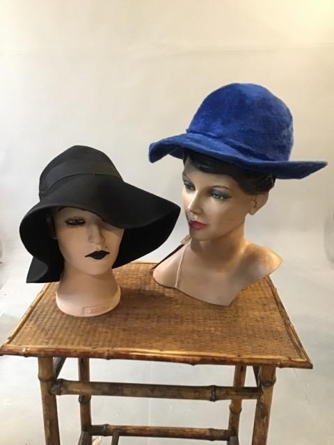 Iconic 1960s wool felt hat by Lord Kitcheners of Carnaby street together with a 1960s wool fur