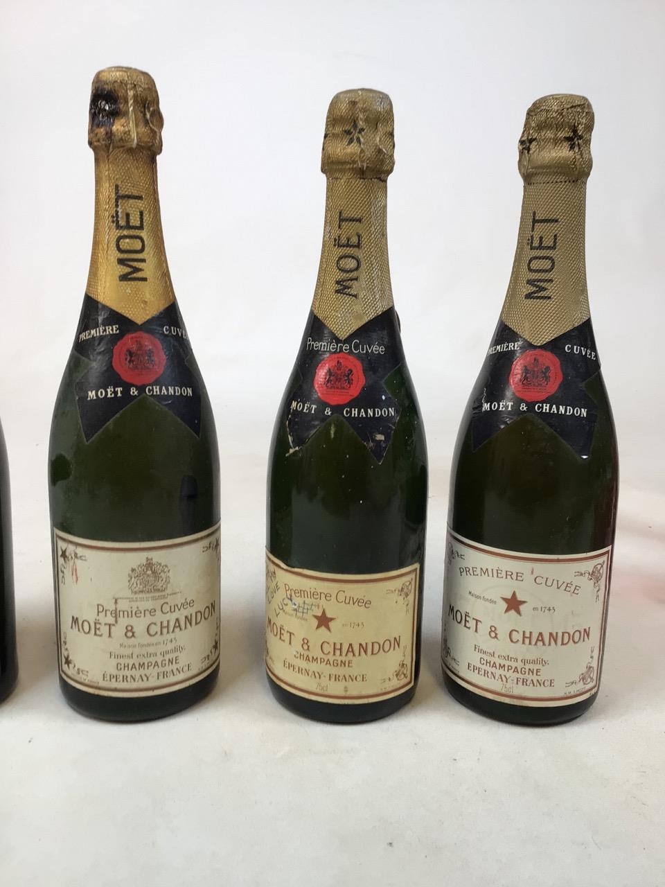 Three bottle of Moet & Chandon Champagne together with a bottle of Landon Black Label Champagne - Image 2 of 3