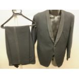 Gentleman's two piece vintage dinner suit. Jacket reg 42