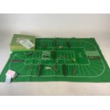 Good Going Racing Game complete set with metal figures and felt race track.