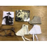 Photographs and accessories. To include photograph of William Boyd from Meanwhile back at the
