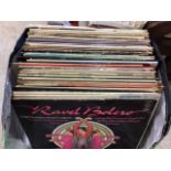 A large collection of classical, Latin America, pop and country LPs. To include Elton John,