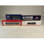 Four model 00 gauge trains. To include Bachman BR Standard Class 3MT Tank 1:76 scale and Jubilee