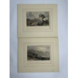 Two 19th century engravings by J.T Willmore and D. Buckle of Scottish Highlands. W:19cm x H:14cm