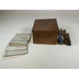 A Pritchards Restaurants Ltd box containing pocket reference books and a small collection of