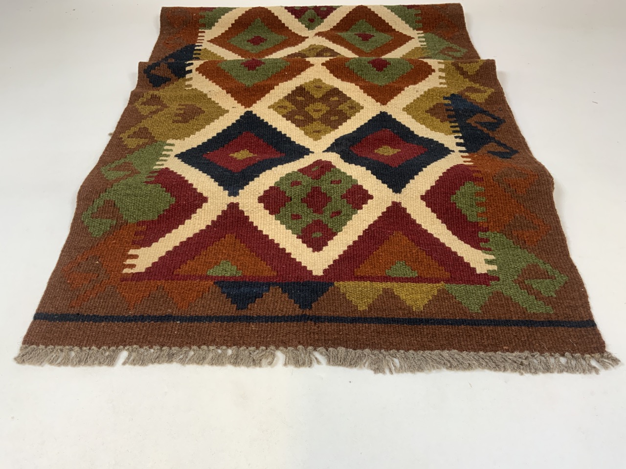 A Maimana Kilim Runner. W:61cm x H:196cm. - Bild 2 aus 3