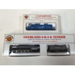 BACHMANN N scale engines Union Pacific grey silver also with Conrail blue engine in original boxes.