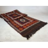 A Suzani Kilim Runner. W:74cm x H:332cm.