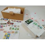 A large collection of Royal Mail first day covers.