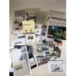 A large quantity of of Titanic ephemera including, newspapers, postcards, tea cloths, trading cards