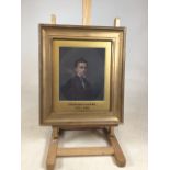 A pastel portrait of Alfred Little Crouch RN. 1851 1906. As a young boy. Image size W:20cm x H: